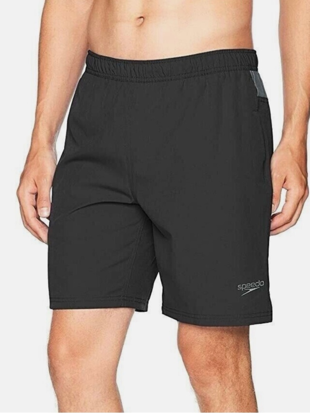 Speedo Men’s  Hydro Tech Volley Swim Shorts, Black